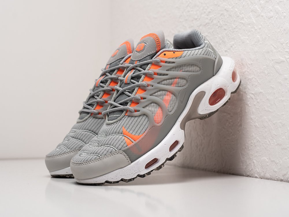 Air max plus grey and orange best sale