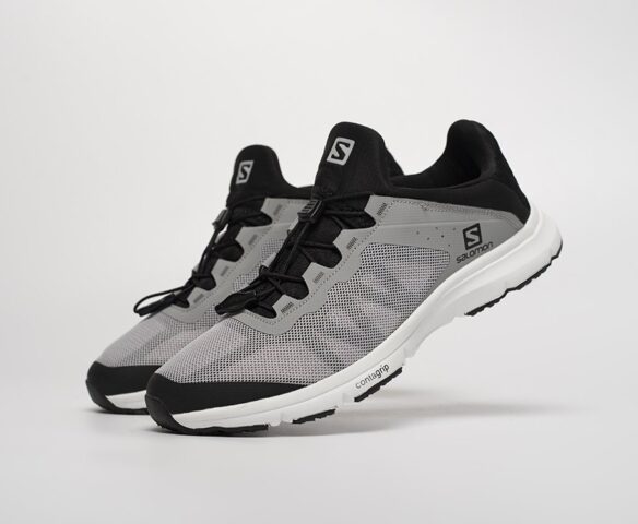 Salomon grey textile