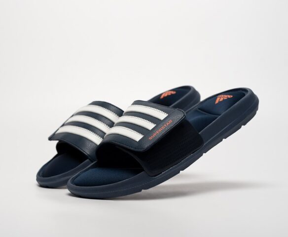 Сланцы Adidas Superstar синие