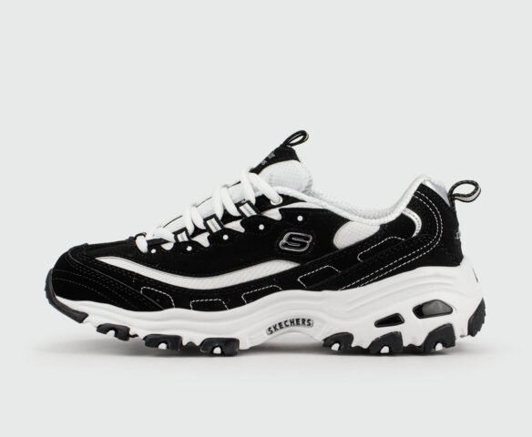 Skechers D’Lites Black / White Wmns