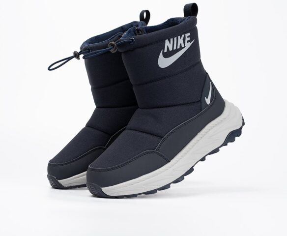 Зимние Nike синие Hi