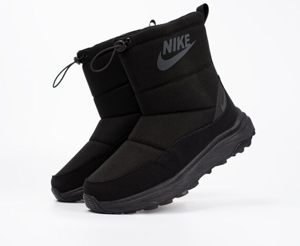 Зимние Nike hi black