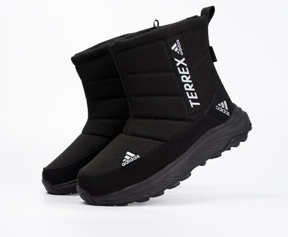 Зимние Adidas Terrex textile черные