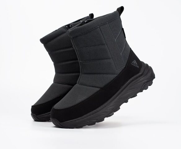 Зимние Adidas grey high