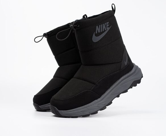Зимние Nike black high