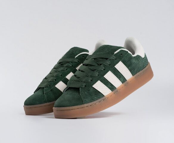 Adidas Campus green suede