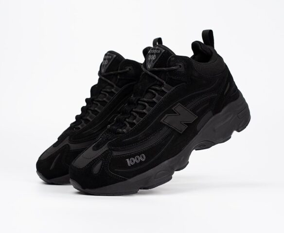 Зимние New Balance 1000 Mid all black